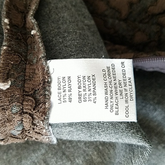 Loft Grey Lace Pencil Skirt - Picture 10 of 12